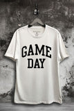 Game Day Graphic boyfriend Tee (white)