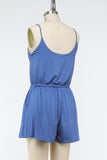 Pool Party cami romper (denim blue)