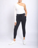 Serenity one shoulder bodysuit (white)