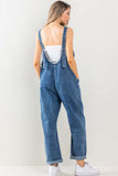 Bodhi denim relaxed jumpsuit (medium wash)