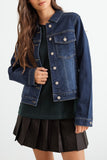 Penny dark denim jacket (denim)