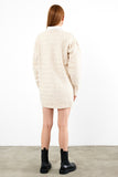 Stanley chunky mid length cardigan (cream)