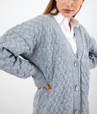 Stanley Chunky Cardigan (heather gray)