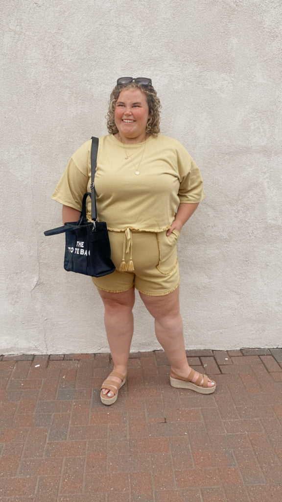 Dylan fringe hem top (melon)