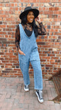 Bodhi denim relaxed jumpsuit (medium wash)