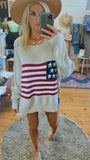 Relaxed Flag Sweater (beige)