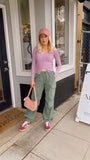 Scarlett Button Down Sweater (lavender)