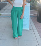 Ryleigh wide leg pant (green)