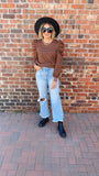 90's Vintage Ankle Flare Jean