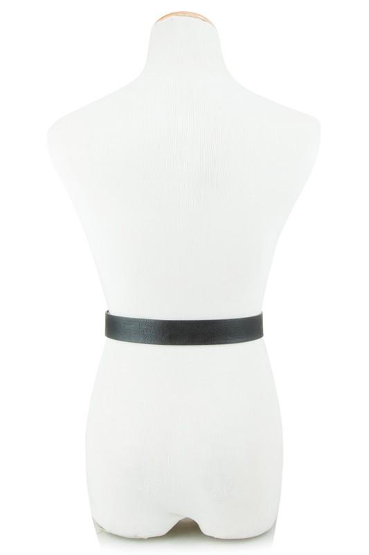 CG Faux Leather belt (black) - Mint Boutique