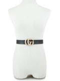 CG Faux Leather belt (black) - Mint Boutique