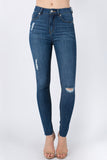 San Antonio skinny jean (medium/dark wash) - Mint Boutique