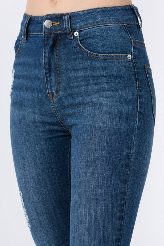 San Antonio skinny jean (medium/dark wash) - Mint Boutique