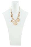 Forged Chunky Geo Shape Necklace (gold) - Mint Boutique