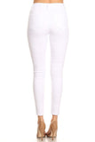 Santa Monica high rise skinny jean (white)