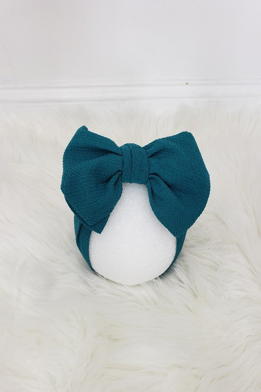 Baby/Toddler Waffle Headwrap (teal)