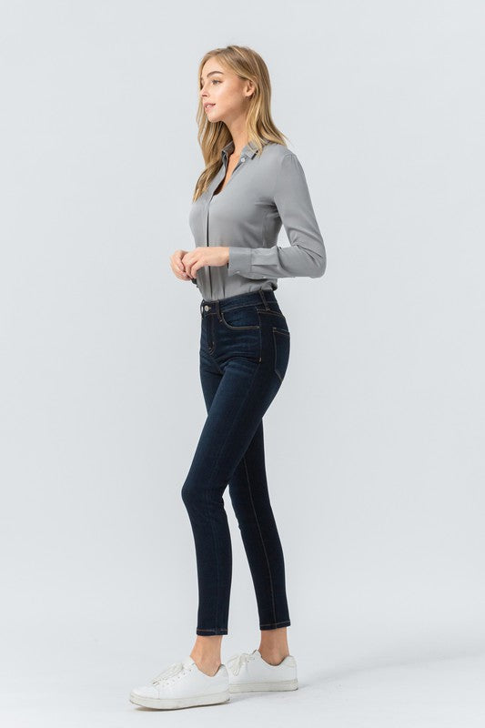 Flying Monkey stella skinny jean (dark wash) - Mint Boutique