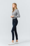 Flying Monkey stella skinny jean (dark wash) - Mint Boutique