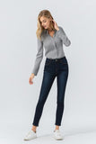 Flying Monkey stella skinny jean (dark wash) - Mint Boutique