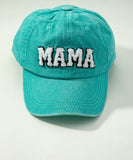 Mama Baseball Cap (teal)