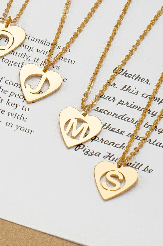 Amazon.com: Nymerianoble Heart Necklaces for Women Letter A Initial Necklace  CZ Heart Pendant Gold Rose Heart Necklace for Girls Birthday Gifts for Mom  Wife : Everything Else