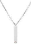Bar Necklace (silver) - Mint Boutique