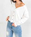 TimeSquare button down thermal (ivory)