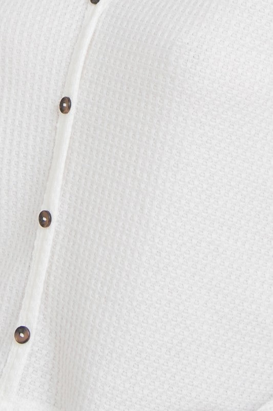 TimeSquare button down thermal (ivory)