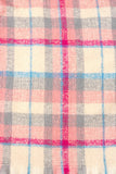 Plaid Pattern Spring Oblong Scarf (pink)