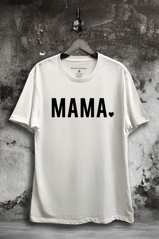 MAMA Graphic heart tee (white)