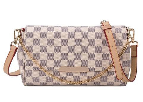 Gia Classy Check Womens Handbag Purse (cream) - Mint Boutique