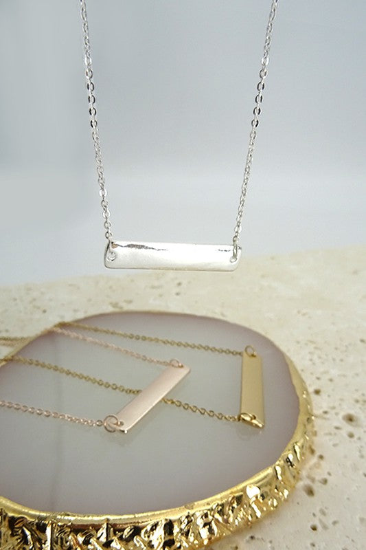 Classic Dainty Bar Necklace - Mint Boutique
