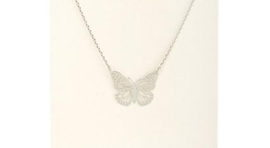 Gold Dipped Butterfly Dainty Charm Necklace - Mint Boutique