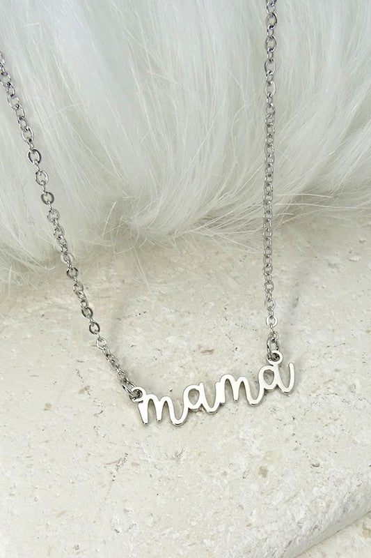 Mama Pendant Necklace - Mint Boutique