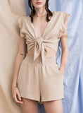 Shoreline Frill Tie Top & Shorts Set
