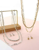 Dainty Double Chain Necklace - Mint Boutique