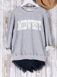 Midwest Graphic Sweatshirt (heather grey)