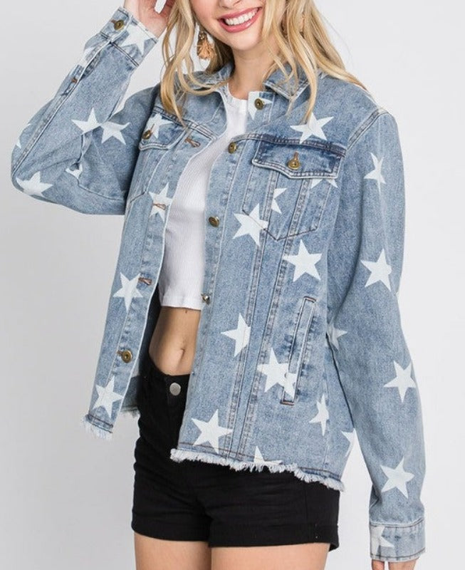She's a star denim jacket (medium denim)