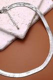 CLASSIC WIDE SNAKE CHAIN NECKLACE (silver)