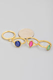 Crystal Ring Set