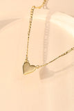 Mini Heart Pendant Necklace  (gold)