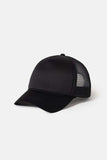 Solid Mesh Back Trucker Cap (black)