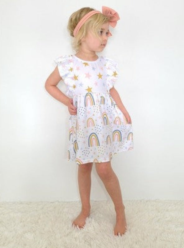 Starbrite Girl Dress (white)