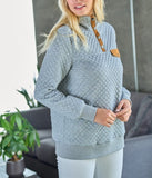 Jens quilted pullover (heather grey)