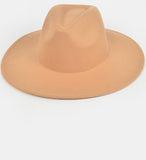 Simple fedora hat (camel)