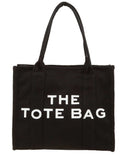 Medium "The Tote Bag" vintage bag (black)