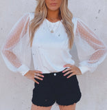 Gretchen vintage denim frayed shorts (black)