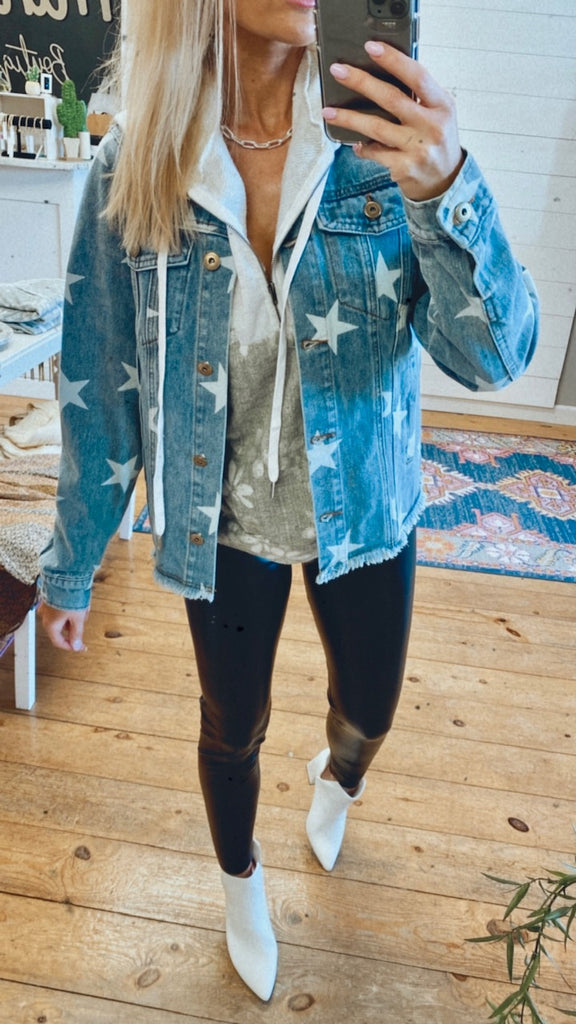 She's a star denim jacket (medium denim)