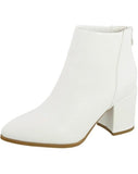 Reckless in Love bootie (white) - Mint Boutique