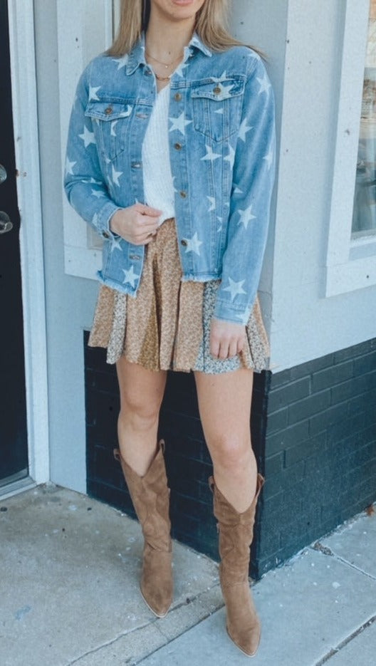 She's a star denim jacket (medium denim)